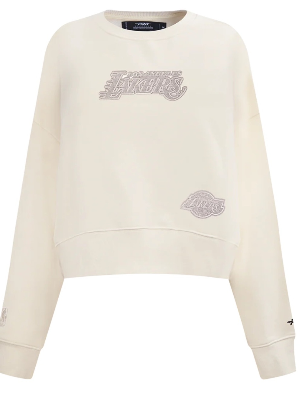 NBA LOS ANGELES LAKERS REVERSE FRENCH TERRY WOMEN'S FLEECE CREWNECK